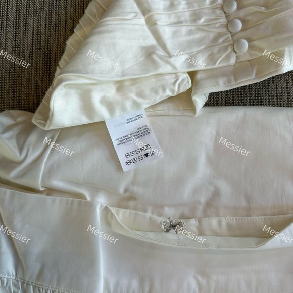 Reformation Carlow Two Piece Dress in White - Picture 12 of 16